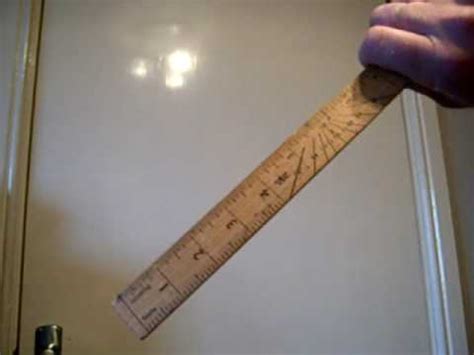 Magic trick with ruler concealed in box